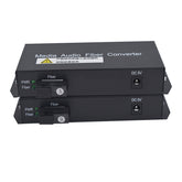 8 Channel Audio Fiber Converters A Set,Unbalanced Analog Rca Audio Extender Over Fiber,SC Singlmode Single Fiber Up 20Km And Multimode 500m For Broadcasting TV and telephone conference More